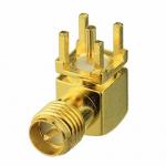 PCB Mount SMA Connector Right Angle (Jack,Female,50Ω) L15.1mm